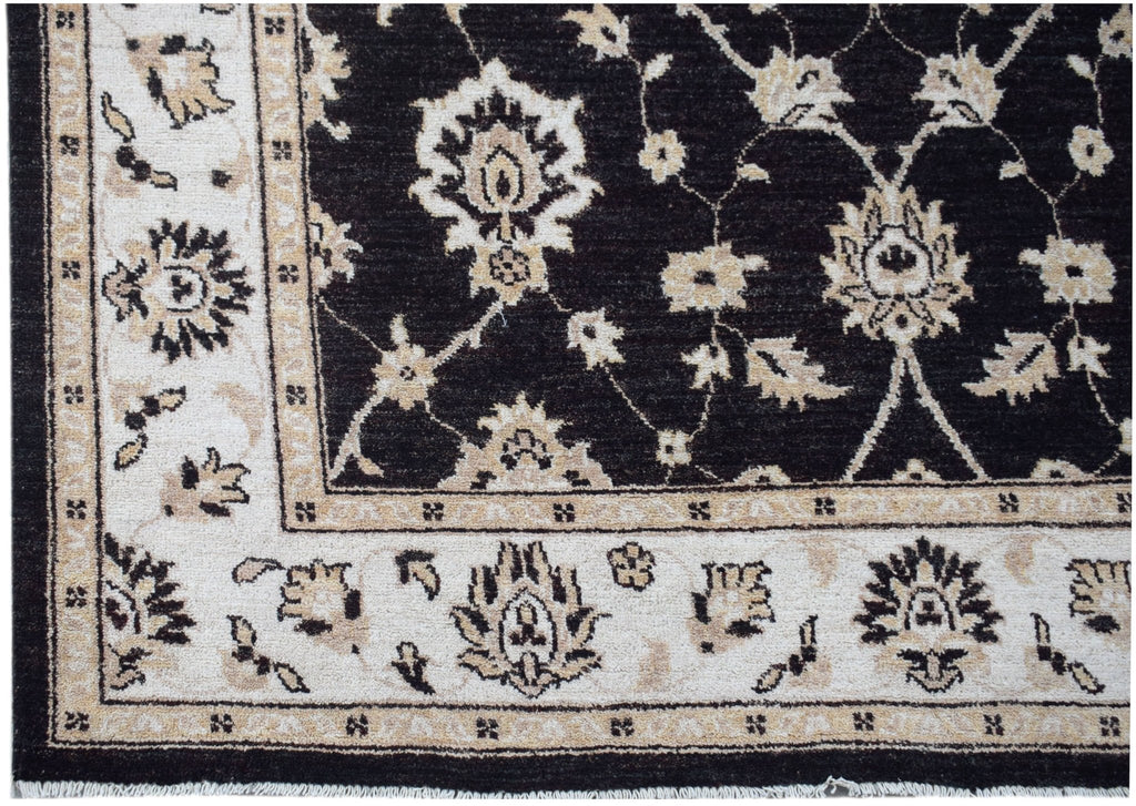 Handmade Afghan Chobi Rug | 202 x 138 cm | 6'8" x 4'7" - Najaf Rugs & Textile