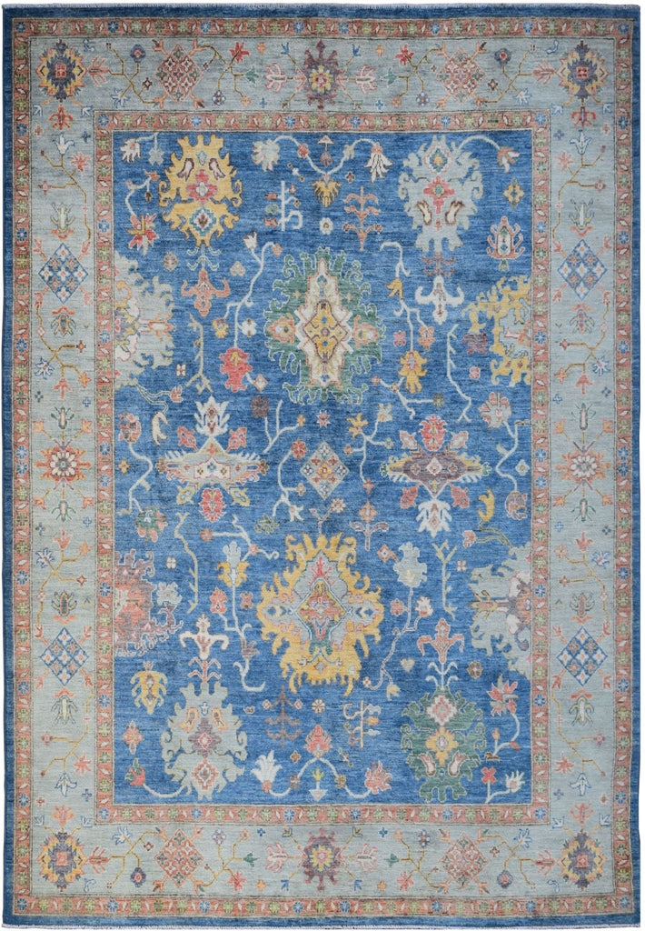 Handmade Afghan Chobi Rug | 299 x 242 cm | 9'10" x 7'11" - Najaf Rugs & Textile