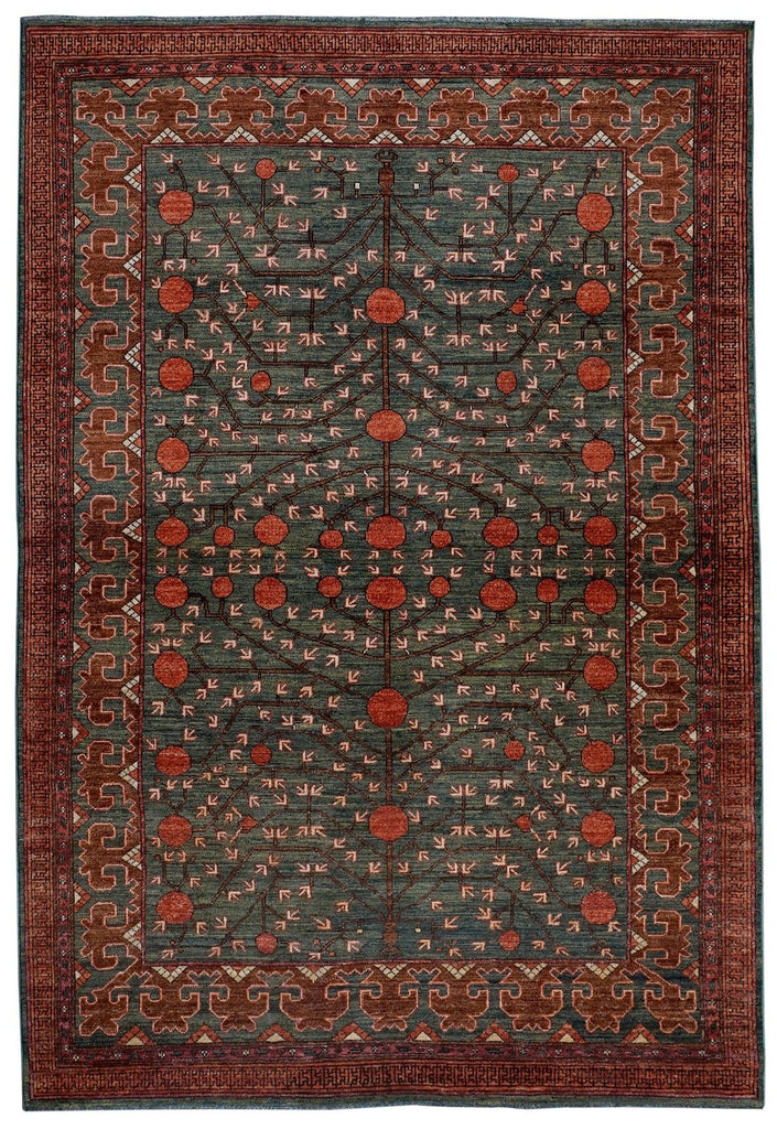 Handmade Afghan Chobi Rug | 300 x 205 cm - Najaf Rugs & Textile