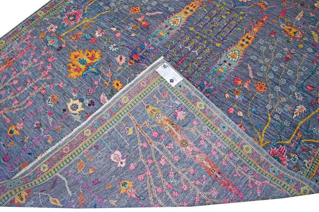 Handmade Afghan Chobi Rug | 303 x 203 cm | 9'9" x 6'6" - Najaf Rugs & Textile