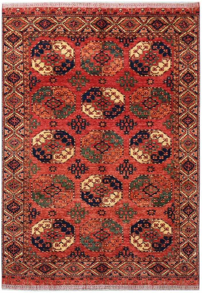 Handmade Afghan Chobi Rug | 316 x 202 cm | 10'5" x 6'7" - Najaf Rugs & Textile