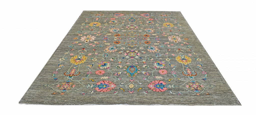 Handmade Afghan Chobi Rug | 325 x 236 cm | 10'6" x 7'7" - Najaf Rugs & Textile