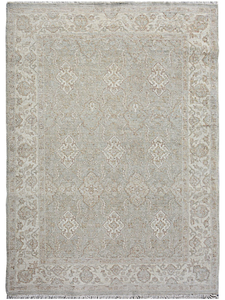 Handmade Afghan Chobi Rug | Bamyan Collection | 198 x 150 cm | 6'6" x 4'11" - Najaf Rugs & Textile