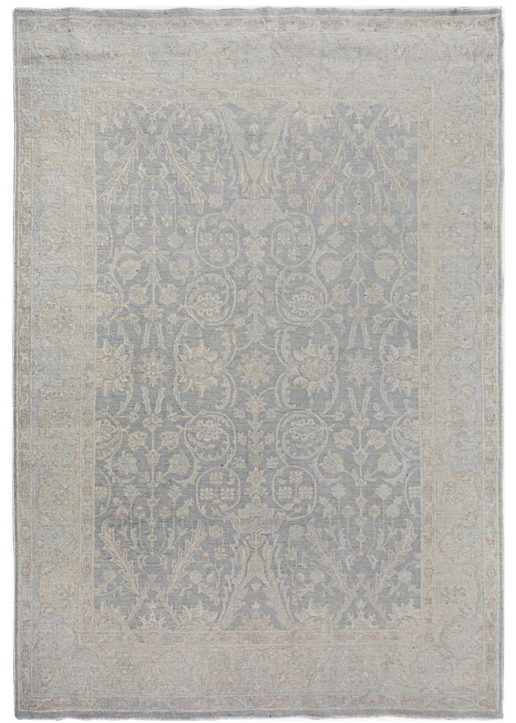Handmade Afghan Chobi Rug | Bamyan Collection | 244 x 166 cm | 8' x 5'9" - Najaf Rugs & Textile