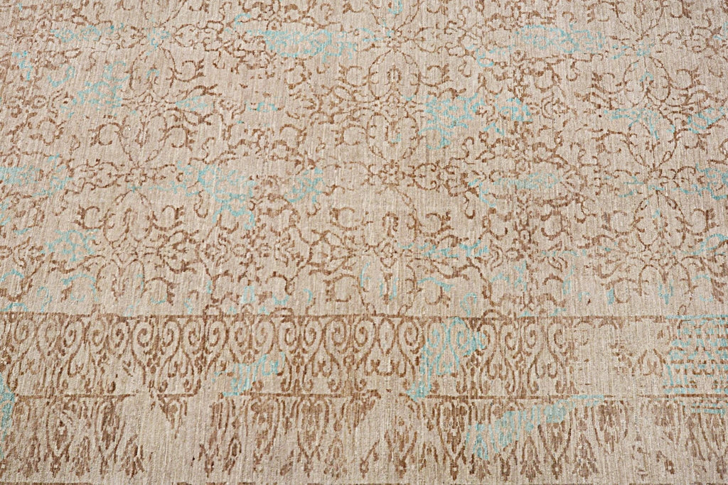 Handmade Afghan Chobi Rug | Bamyan Collection | 291 x 233 cm | 9'7" x 7'8" - Najaf Rugs & Textile