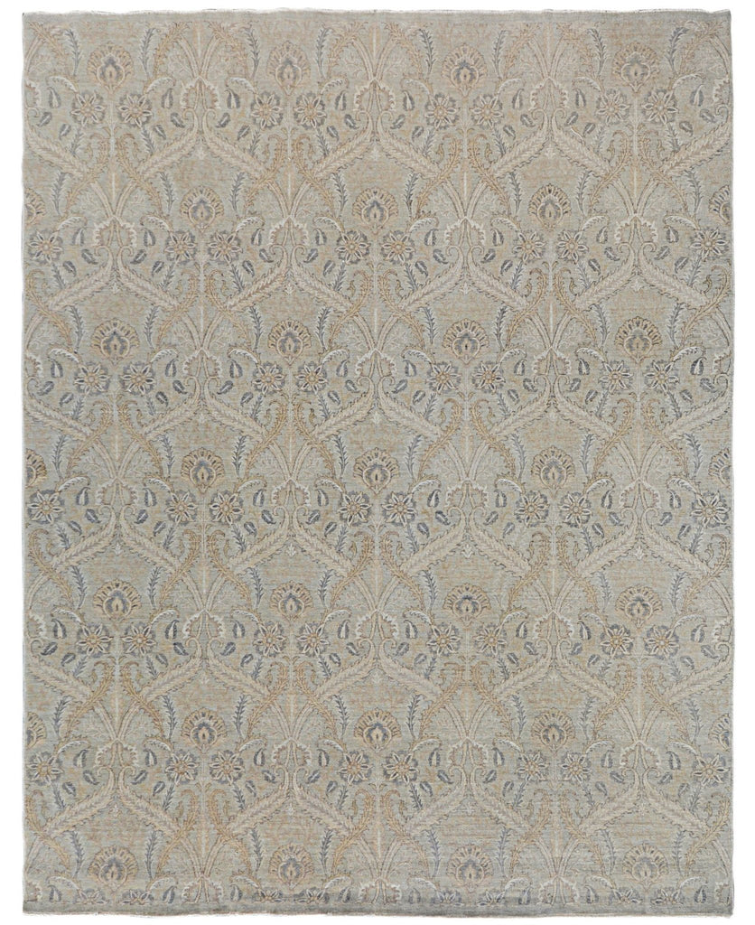 Handmade Afghan Chobi Rug | Bamyan Collection | 291 x 235 cm | 9'7" x 7'9" - Najaf Rugs & Textile