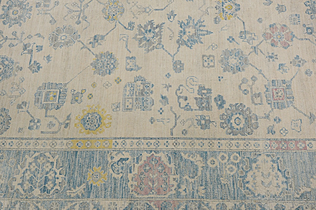 Handmade Afghan Chobi Rug | Bamyan Collection | 302 x 255 cm | 9'11" x 8'5" - Najaf Rugs & Textile