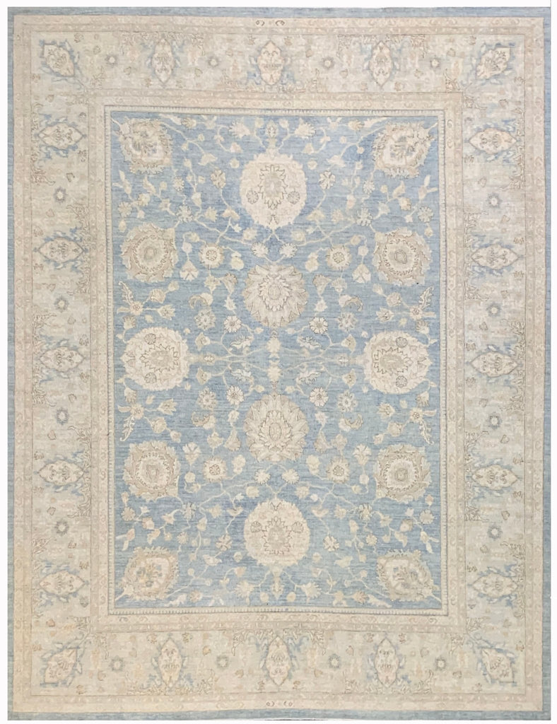 Handmade Afghan Chobi Rug | Bamyan Collection | 316 x 246 cm | 10'4" x 8'1" - Najaf Rugs & Textile