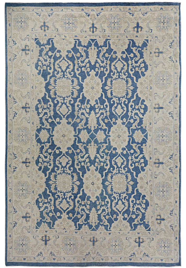 Handmade Afghan Chobi Rug | Bamyan Collection | 323 x 226 cm | 10'7" x 7'5" - Najaf Rugs & Textile