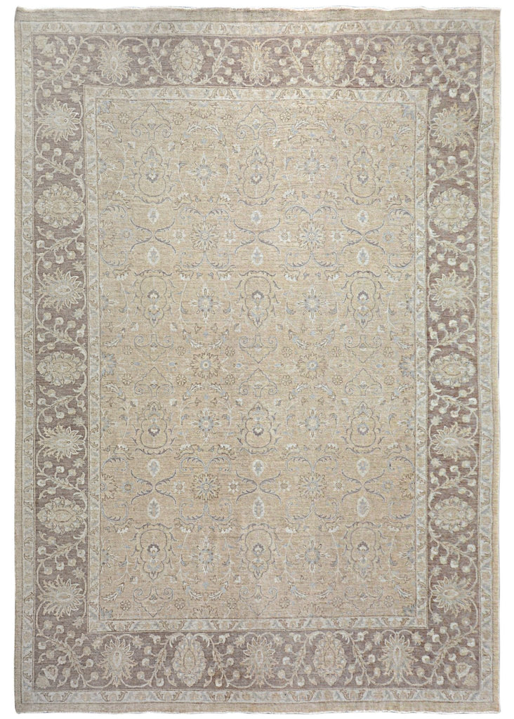 Handmade Afghan Chobi Rug | Bamyan Collection | 352 x 262 cm | 11'7" x 8'8" - Najaf Rugs & Textile