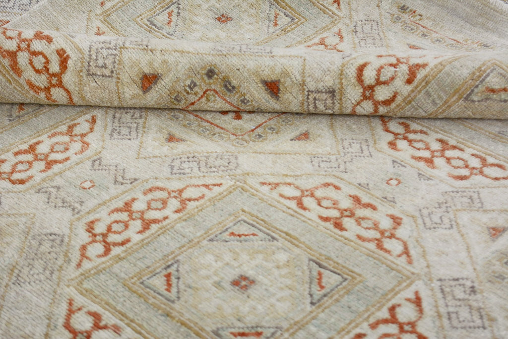 Handmade Afghan Chobi Rug | Bamyan Collection | 357 x 268 cm | 11'9" x 8'10" - Najaf Rugs & Textile
