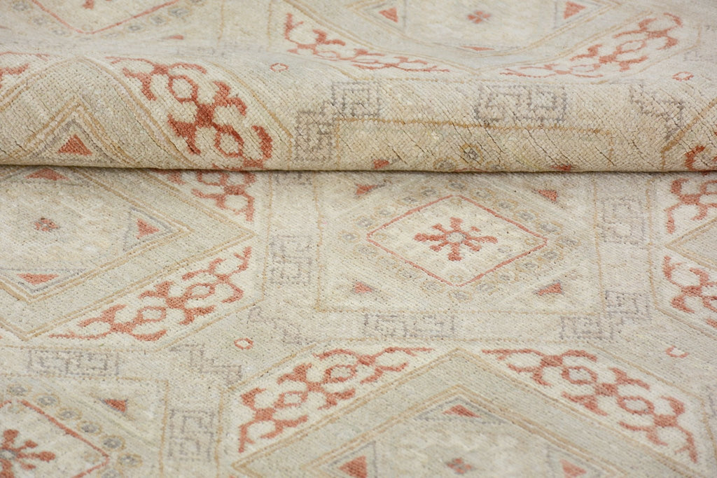 Handmade Afghan Chobi Rug | Bamyan Collection | 392 x 289 cm | 12'10" x 9'6" - Najaf Rugs & Textile