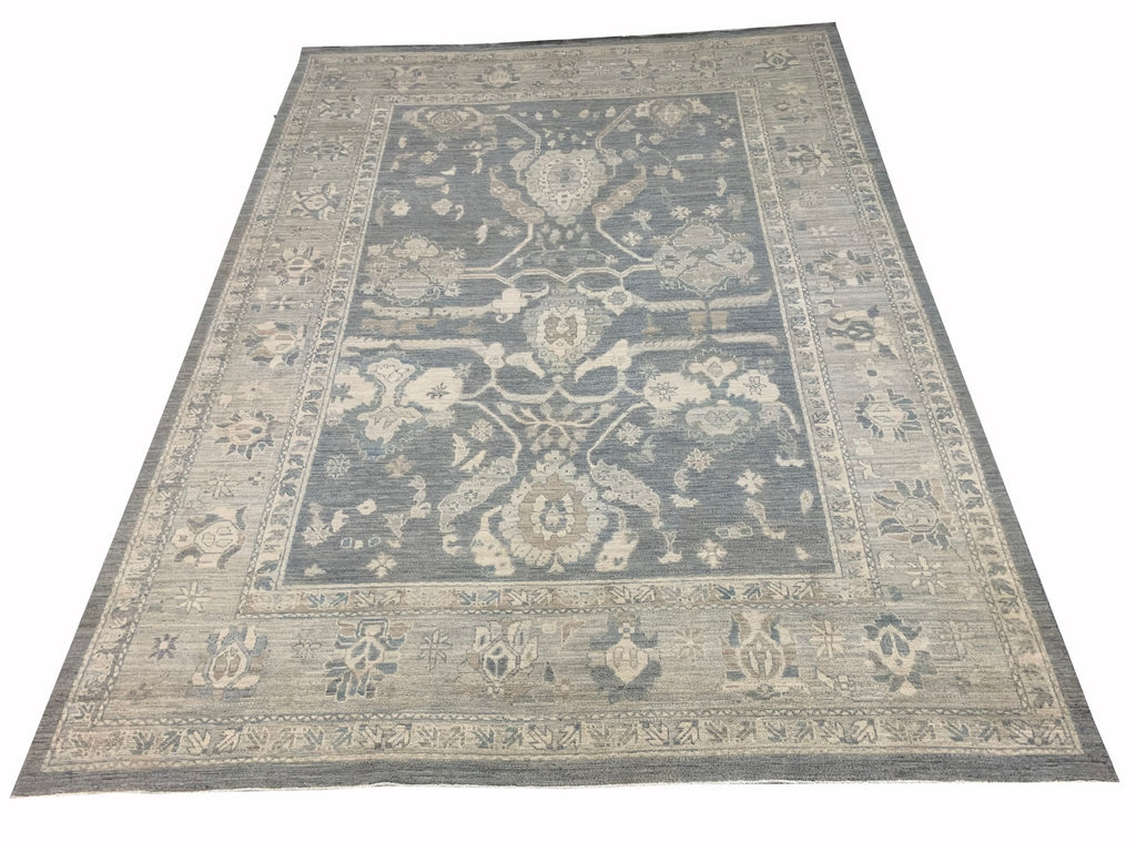 Handmade Afghan Chobi Rug | Bamyan Collection | 404 x 298 cm | 13'5" x 9'10" - Najaf Rugs & Textile