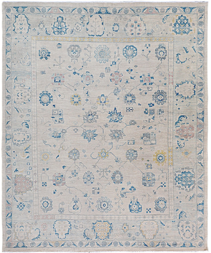Handmade Afghan Chobi Rug | Bamyan Collection | 435 x 357 cm | 14'4" x 11'9" - Najaf Rugs & Textile