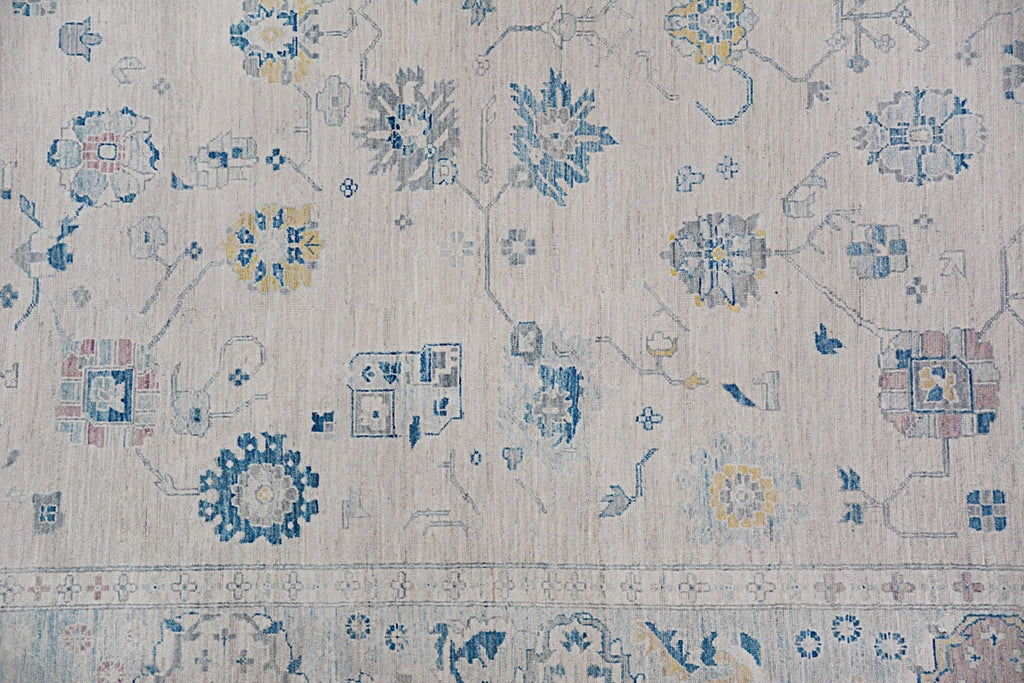 Handmade Afghan Chobi Rug | Bamyan Collection | 435 x 357 cm | 14'4" x 11'9" - Najaf Rugs & Textile