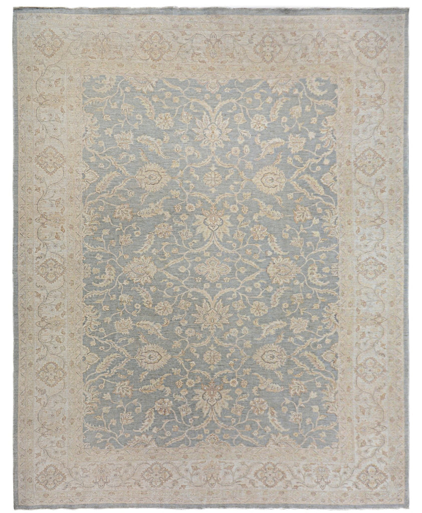 Handmade Afghan Chobi Rug | Bamyan Collection | 447 x 303 cm | 14'8" x 9'11" - Najaf Rugs & Textile