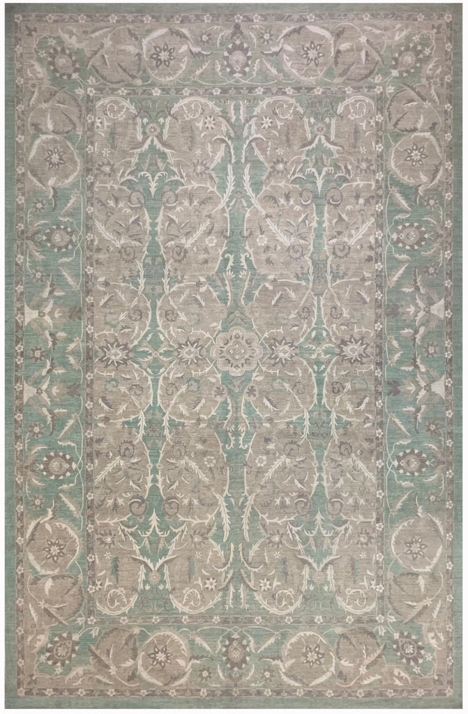 Handmade Afghan Chobi Rug | Bamyan Collection | 551 x 362 cm | 18'1" x 11'9" - Najaf Rugs & Textile