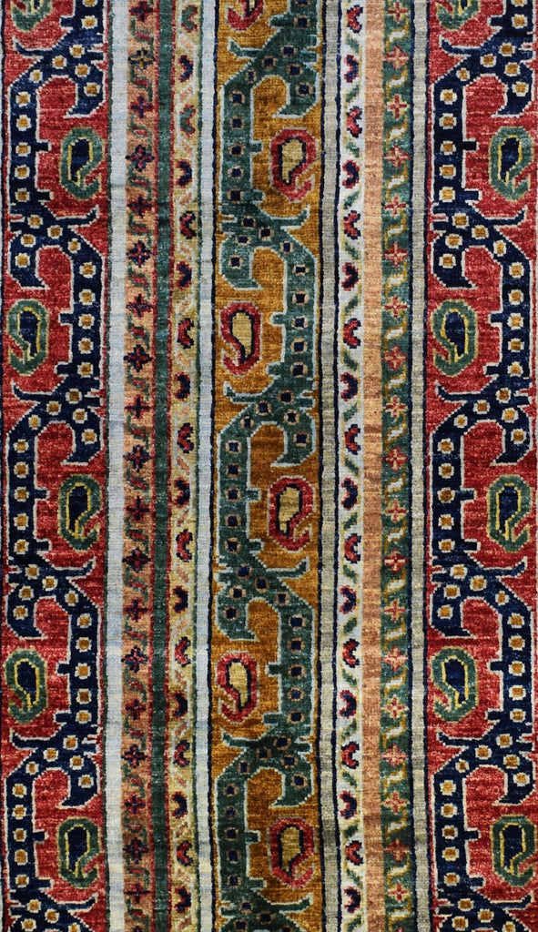 Handmade Afghan Chobi Shaal Rug | 155 x 106 cm | 5' x 3'4" - Najaf Rugs & Textile