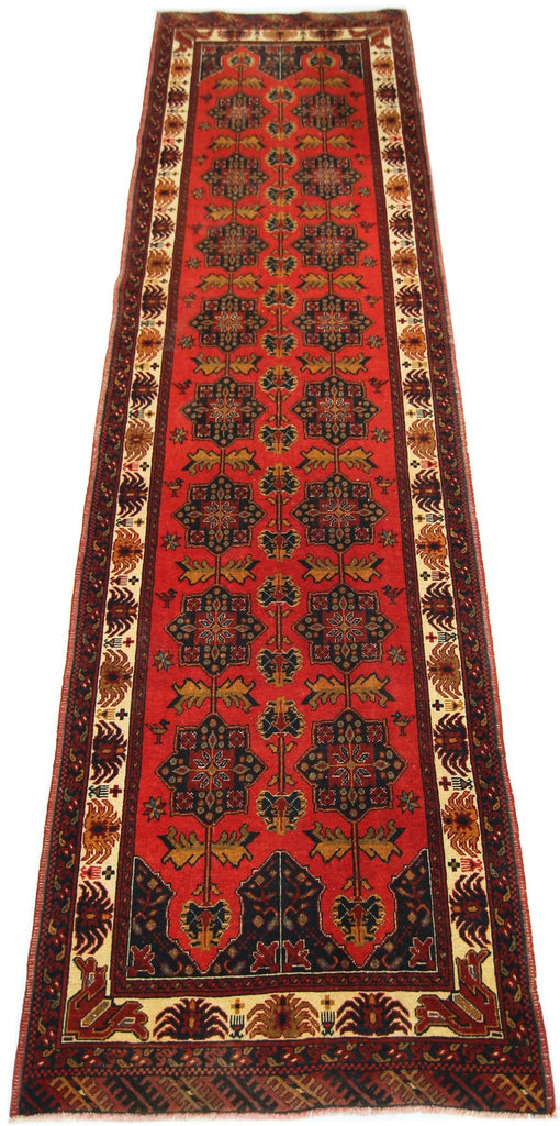 Handmade Afghan Hallway Runner | 285 x 83 cm | 9’4” x 2'9" - Najaf Rugs & Textile