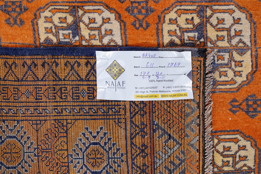 Handmade Afghan Karabagh Rug | 177 x 120 cm | 5'9" x 3'11" - Najaf Rugs & Textile