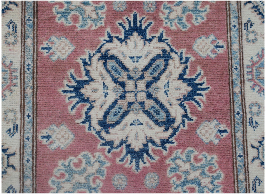 Handmade Afghan Kazakh Hallway Runner | 292 x 79 cm | 9'7" x 2'8" - Najaf Rugs & Textile
