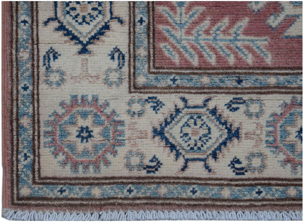 Handmade Afghan Kazakh Hallway Runner | 292 x 79 cm | 9'7" x 2'8" - Najaf Rugs & Textile