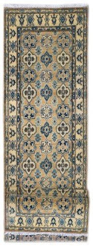 Handmade Afghan Kazakh Hallway Runner | 292 x 82 cm | 9'5" x 2'6" - Najaf Rugs & Textile