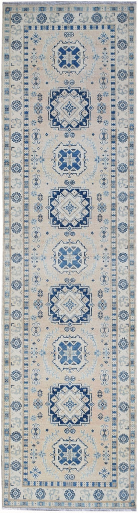 Handmade Afghan Kazakh Hallway Runner | 299 x 80 cm | 9'10" x 2'8" - Najaf Rugs & Textile
