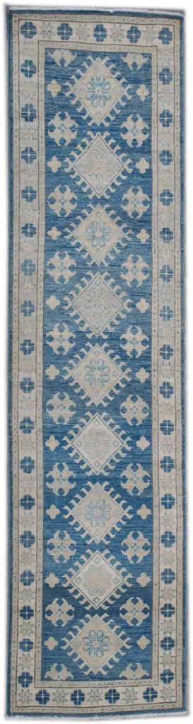 Handmade Afghan Kazakh Hallway Runner | 322 x 78 cm - Najaf Rugs & Textile
