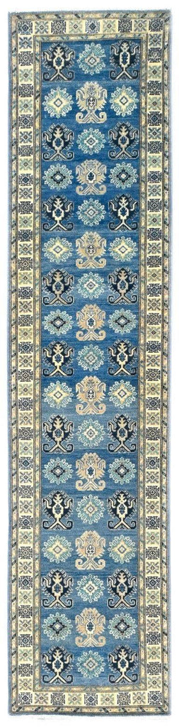 Handmade Afghan Kazakh Hallway Runner | 337 x 76 cm - Najaf Rugs & Textile