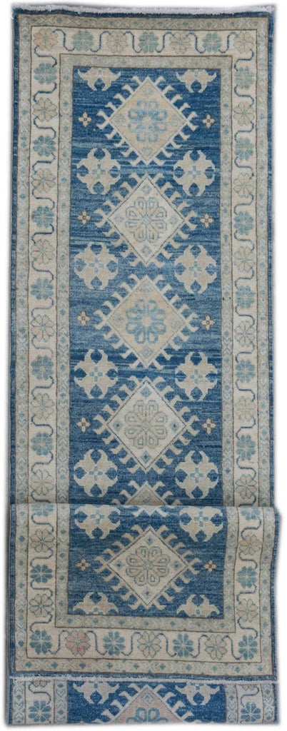 Handmade Afghan Kazakh Hallway Runner | 352 x 80 cm - Najaf Rugs & Textile