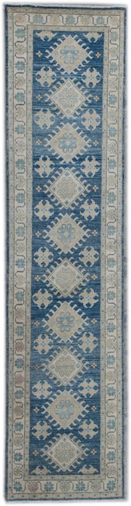 Handmade Afghan Kazakh Hallway Runner | 352 x 80 cm - Najaf Rugs & Textile