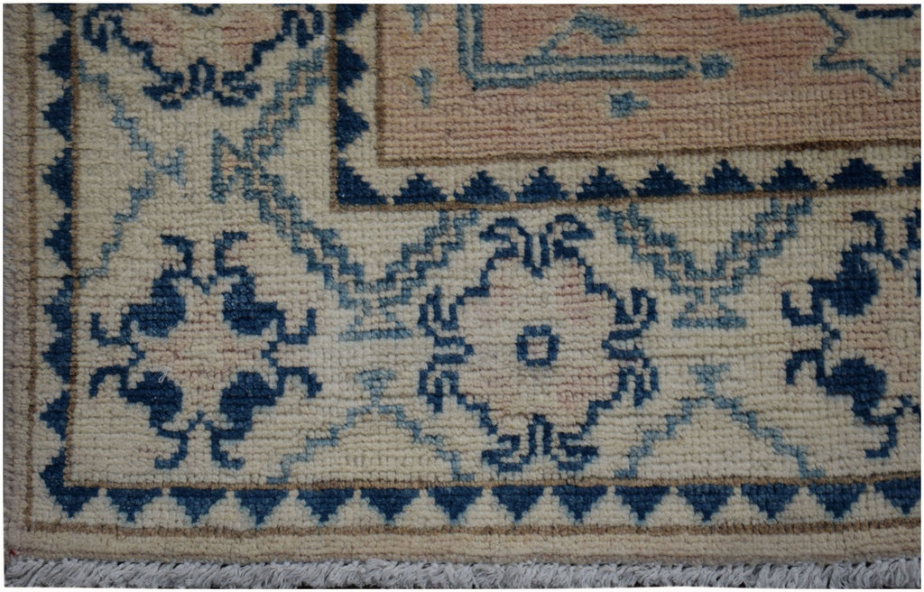 Handmade Afghan Kazakh Hallway Runner | 397 x 88 cm | 13' x 2'10" - Najaf Rugs & Textile