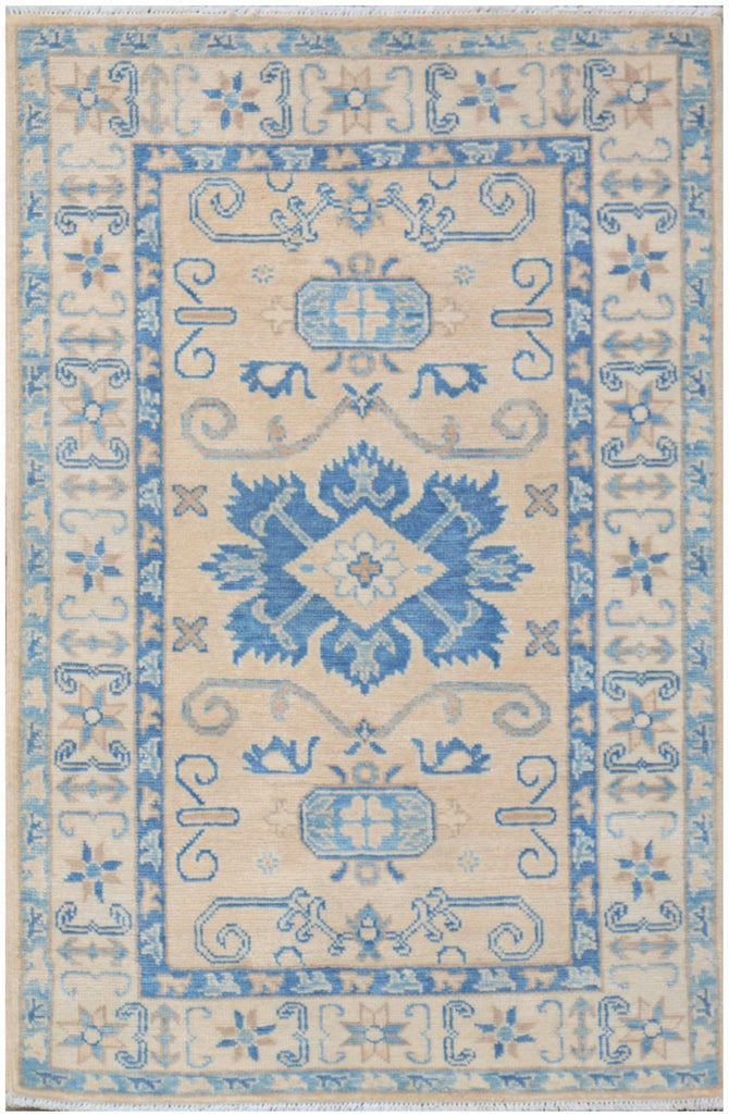 Handmade Afghan Kazakh Rug | 124 x 76 cm - Najaf Rugs & Textile