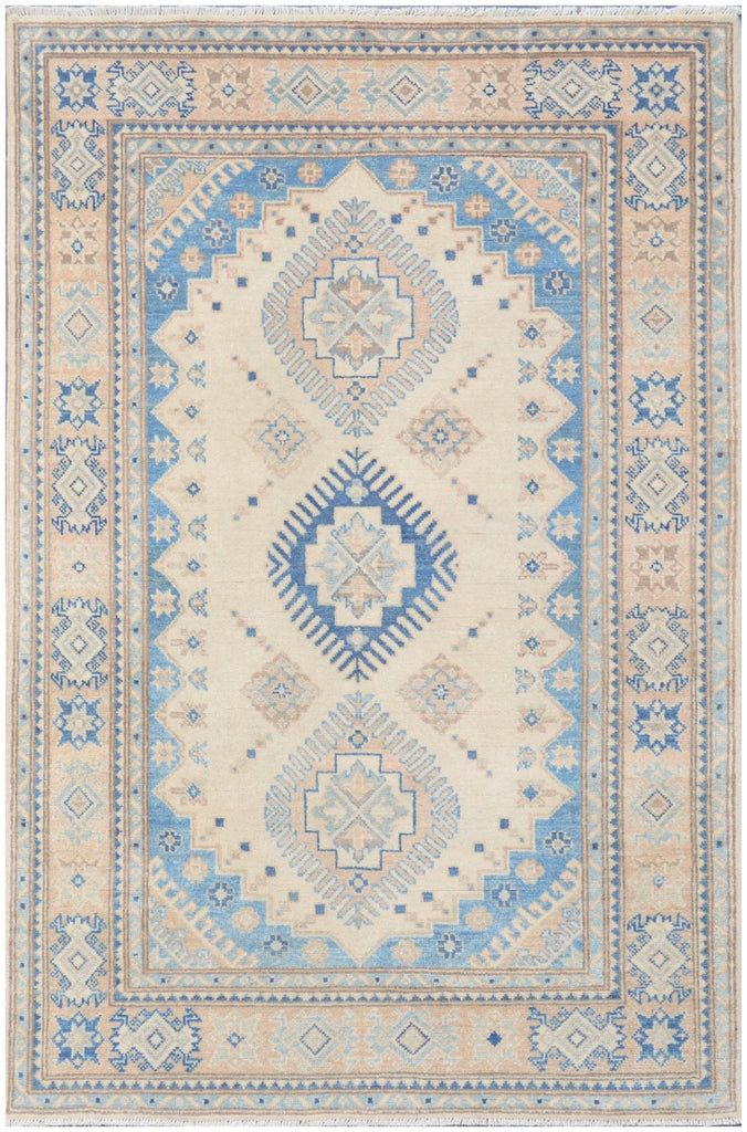 Handmade Afghan Kazakh Rug | 174 x 116 cm | 5'7" x 3'8" - Najaf Rugs & Textile
