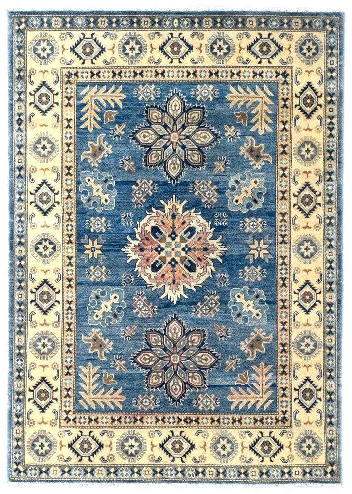 Handmade Afghan Kazakh Rug | 200 x 154 cm - Najaf Rugs & Textile