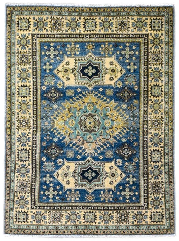 Handmade Afghan Kazakh Rug | 201 x 150 cm - Najaf Rugs & Textile