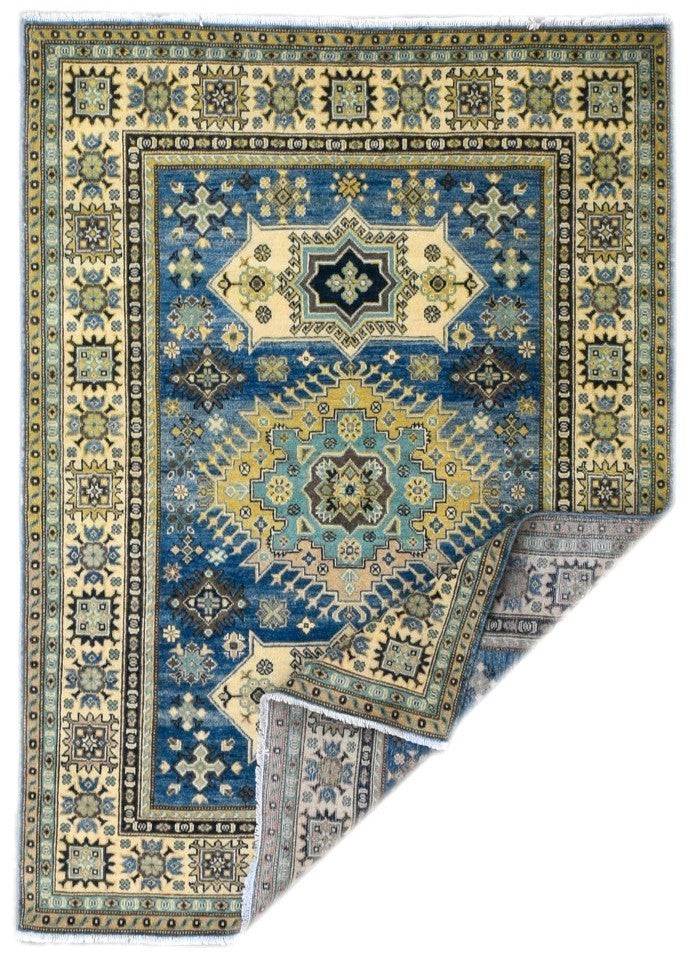 Handmade Afghan Kazakh Rug | 201 x 150 cm - Najaf Rugs & Textile