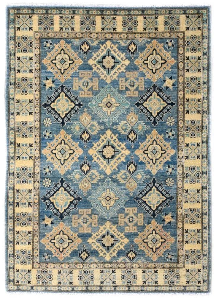 Handmade Afghan Kazakh Rug | 206 x 150 cm - Najaf Rugs & Textile