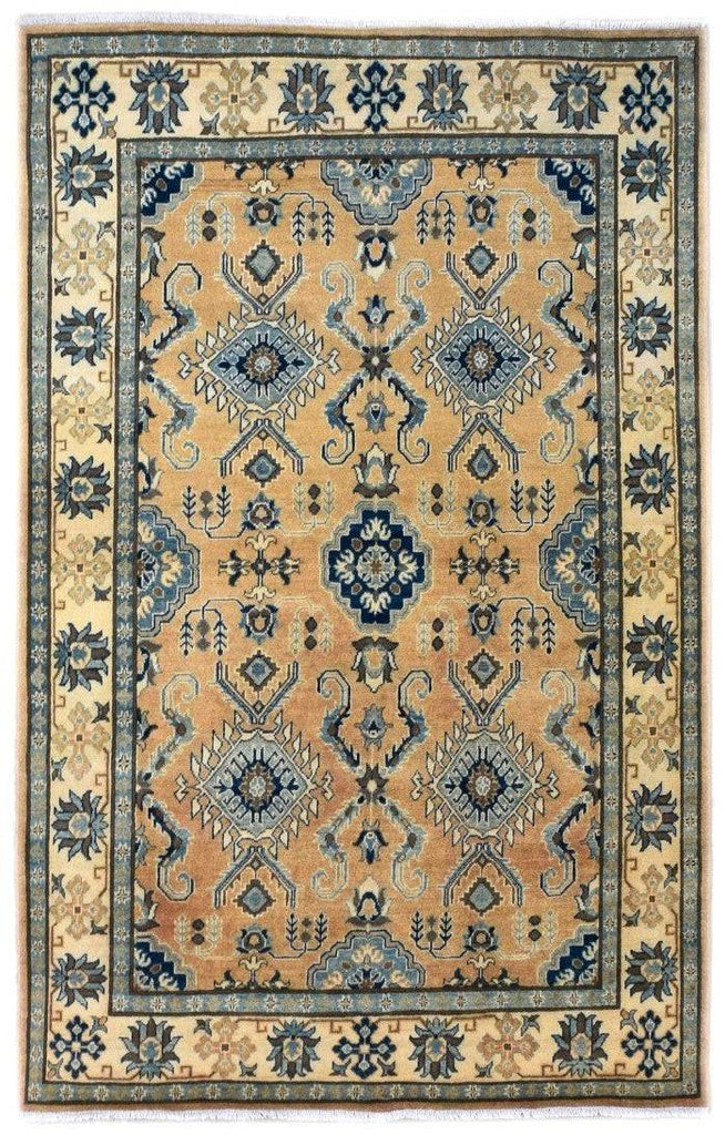 Handmade Afghan Kazakh Rug | 229 x 170 cm | 7'5" x 5'5" - Najaf Rugs & Textile