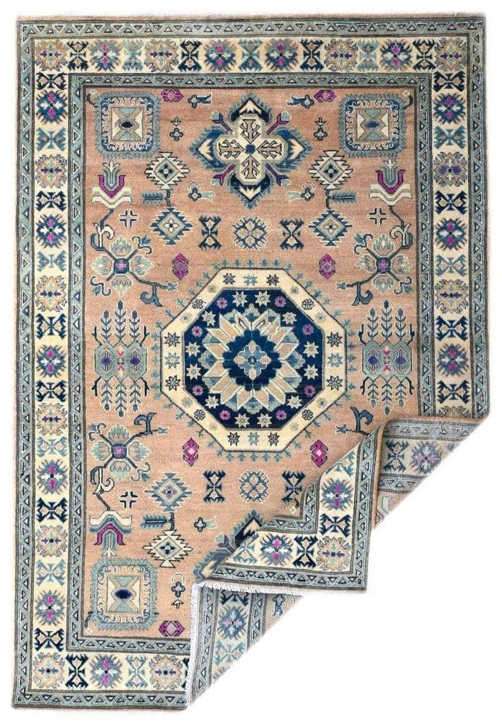 Handmade Afghan Kazakh Rug | 237 x 164 cm - Najaf Rugs & Textile