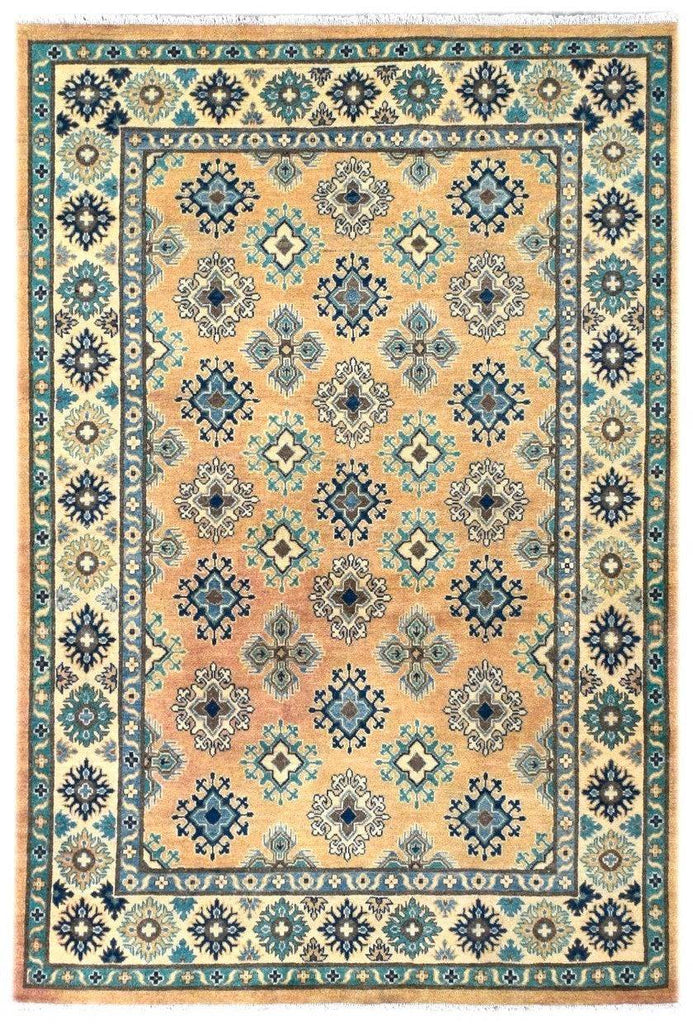Handmade Afghan Kazakh Rug | 240 x 168 cm | 7'8" x 5'5" - Najaf Rugs & Textile