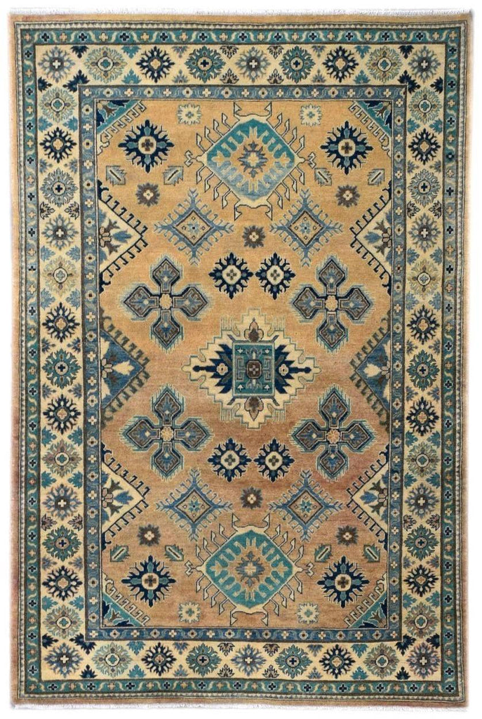 Handmade Afghan Kazakh Rug | 256 x 172 cm | 8'4" x 5'6" - Najaf Rugs & Textile