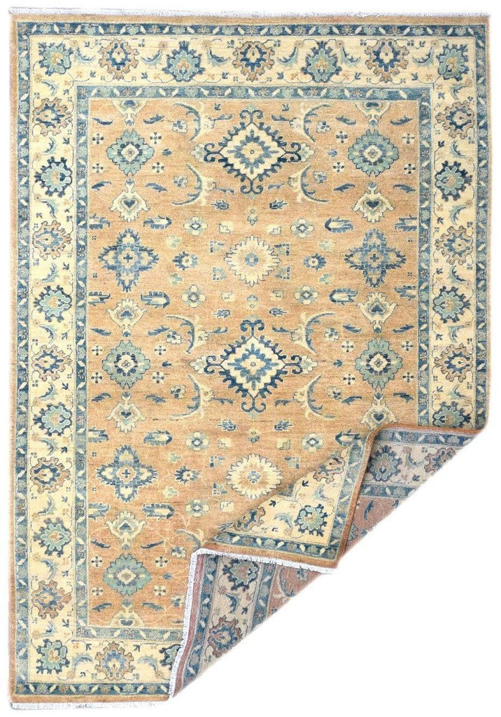 Handmade Afghan Kazakh Rug | 274 x 183 cm | 8'9" x 6' - Najaf Rugs & Textile
