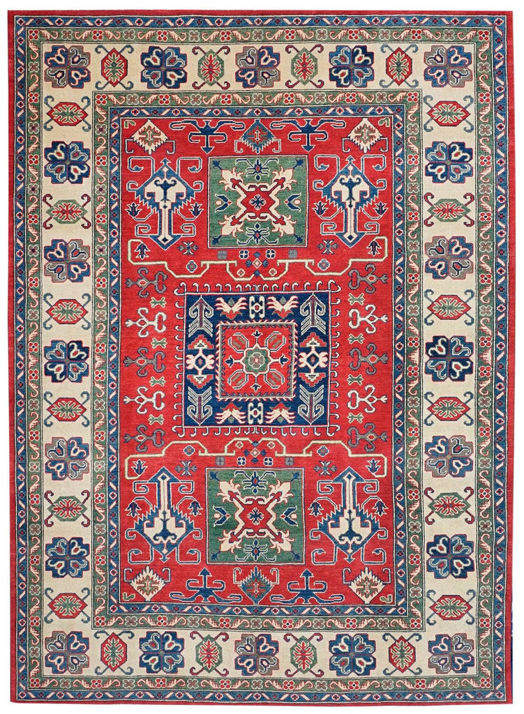 Handmade Afghan Kazakh Rug | 288 x 198 cm - Najaf Rugs & Textile