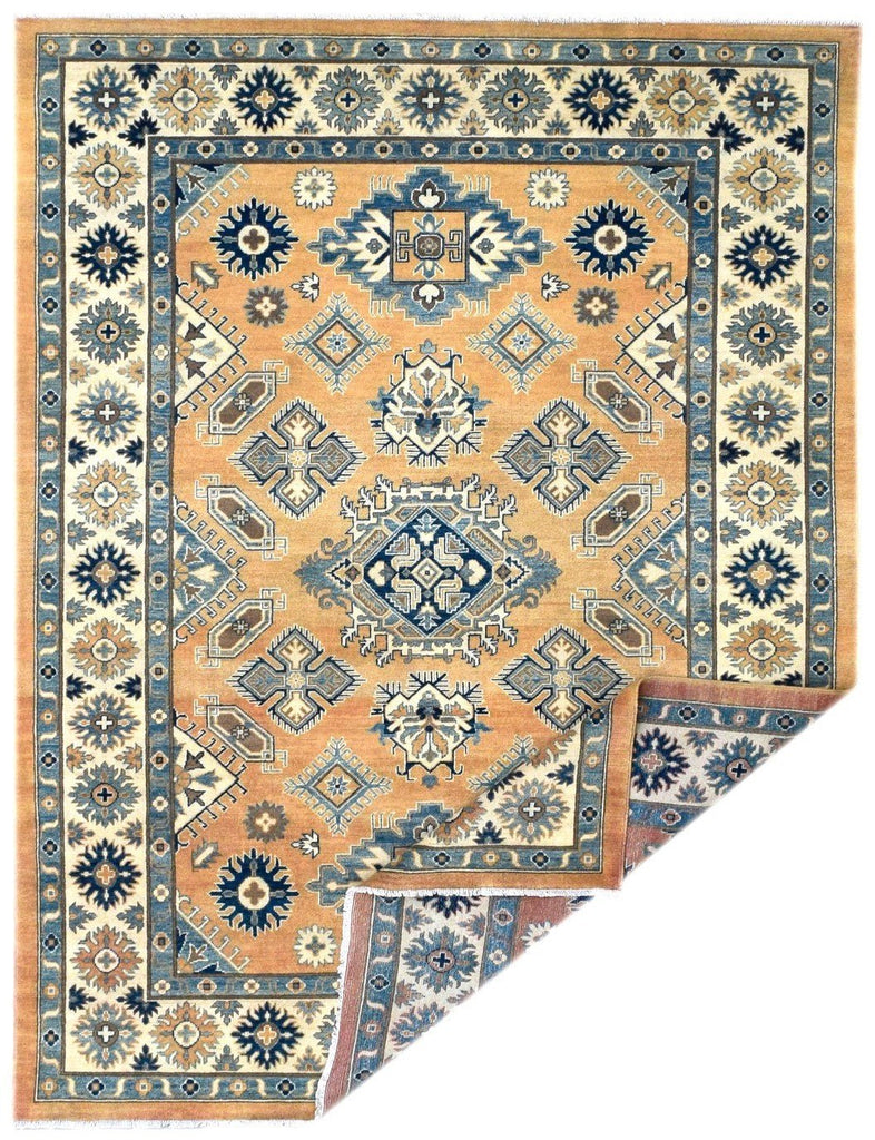 Handmade Afghan Kazakh Rug | 292 x 200 cm | 9'5" x 6'5" - Najaf Rugs & Textile