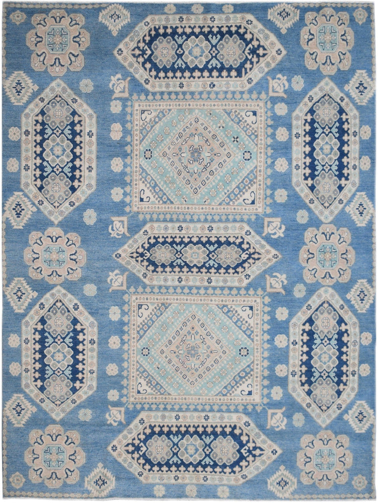Handmade Afghan Kazakh Rug | 297 x 244 cm - Najaf Rugs & Textile