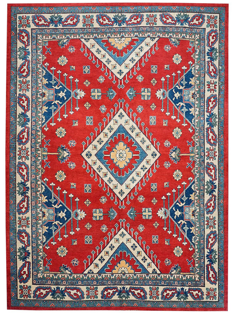 Handmade Afghan Kazakh Rug | 300 x 235 cm - Najaf Rugs & Textile
