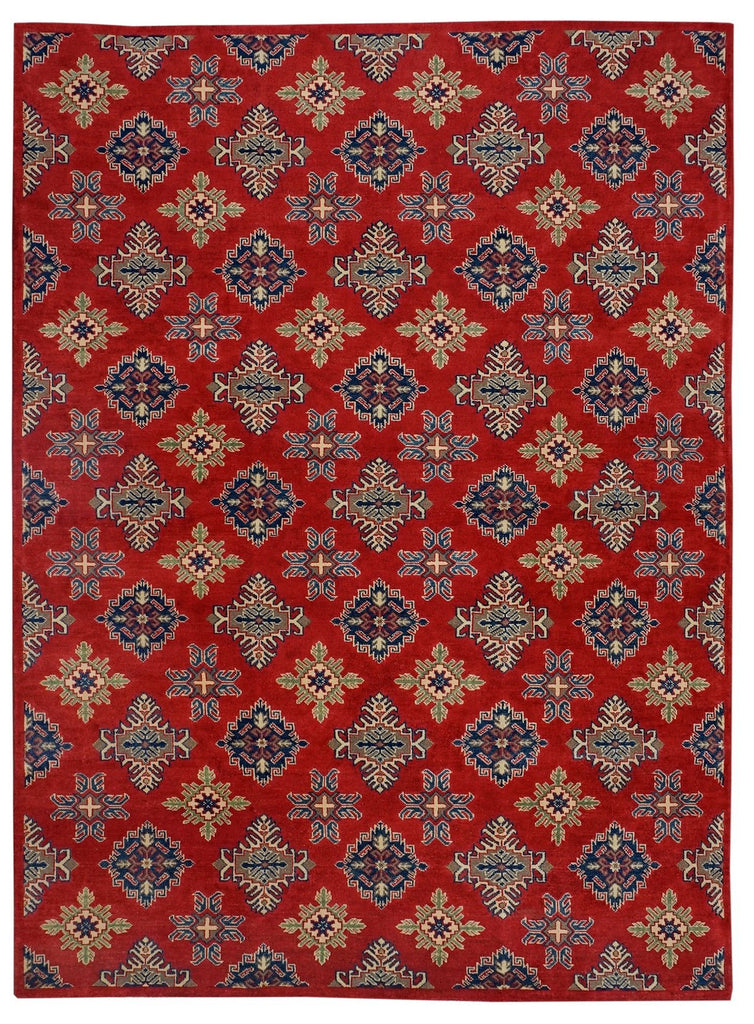 Handmade Afghan Kazakh Rug | 301 x 204 cm | 9'8" x 6'6" - Najaf Rugs & Textile