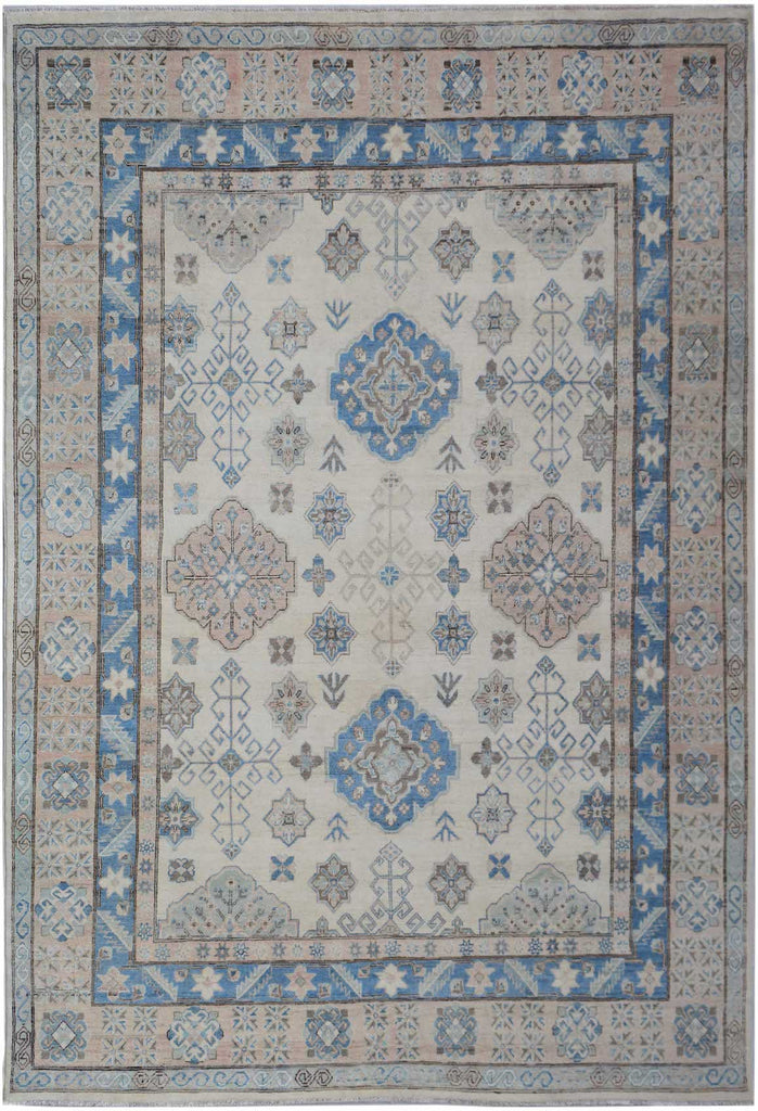 Handmade Afghan Kazakh Rug | 329 x 241 cm | 10'10" x 7'11" - Najaf Rugs & Textile